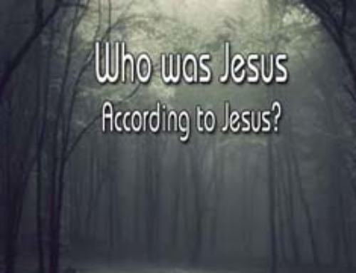 Who Was Jesus According to Jesus?